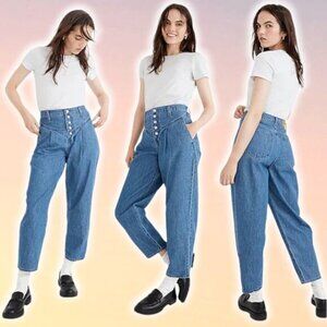 MADEWELL Tapered Yoke Jeans Sz 25 Steinbeck Wash